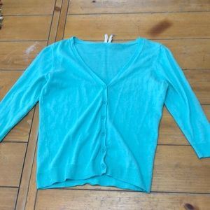 Short green button up